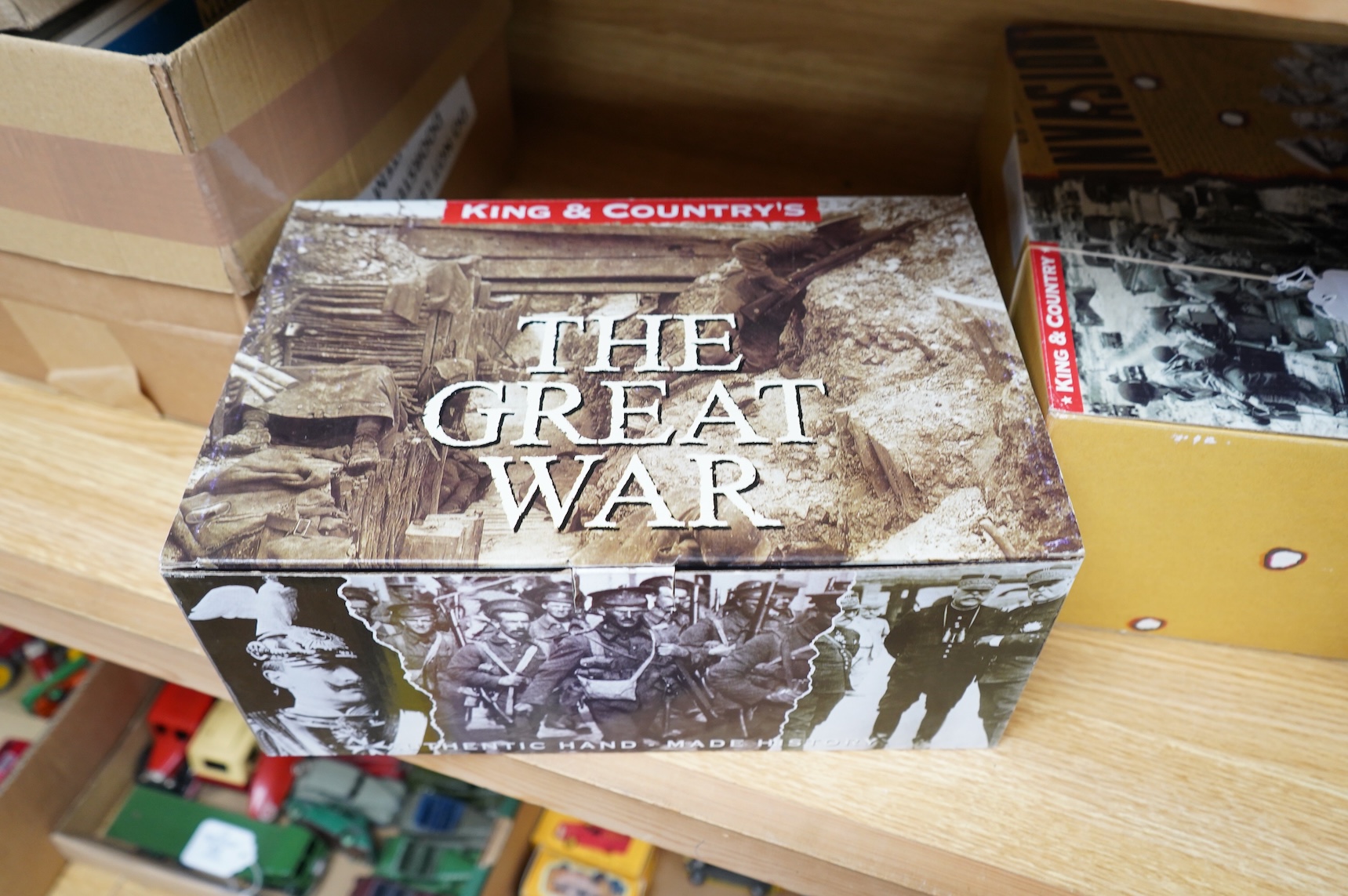 A boxed King & Country First World War Mk.IV Heavy Tank ‘C’ Squadron Royal Tank Regt. (FW49), from The Great War series